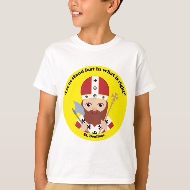 St Boniface T Shirt (Framsida)