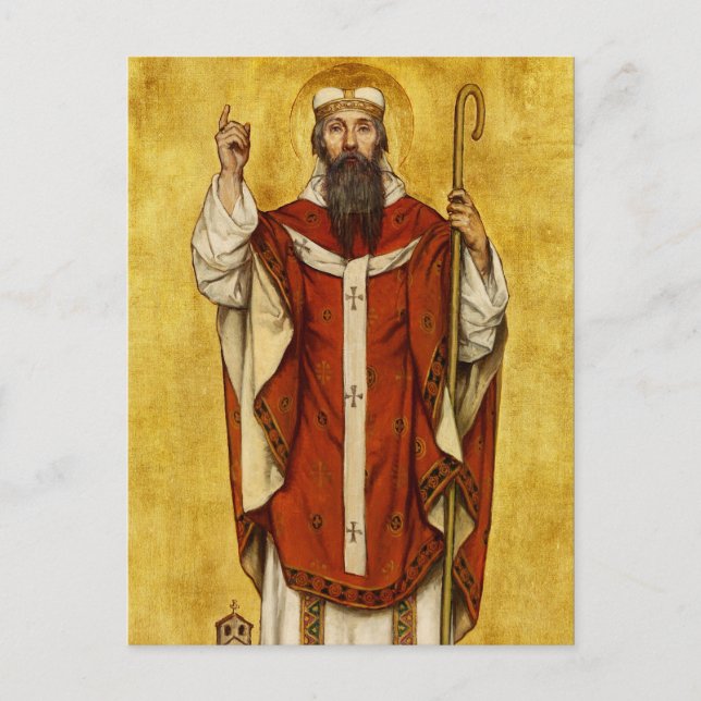 St. Bonifatius av Mainz - Pedagogernas skyddshelgo Vykort (Framsida)