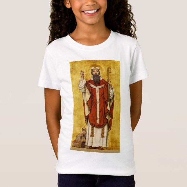 St. Bonifatius av Mainz - Skyddshelgon för utbilda T Shirt (Framsida)