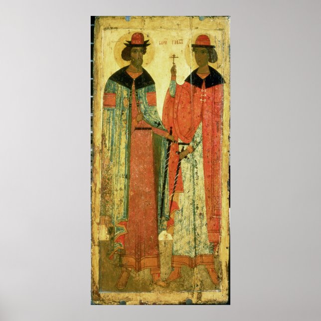 St. Boris och St. Gleb, Moskva Poster (Framsidan)
