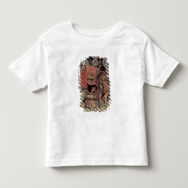 St. Boris och St. Gleb Mounted, c.1377 Tee Shirt (Framsida)