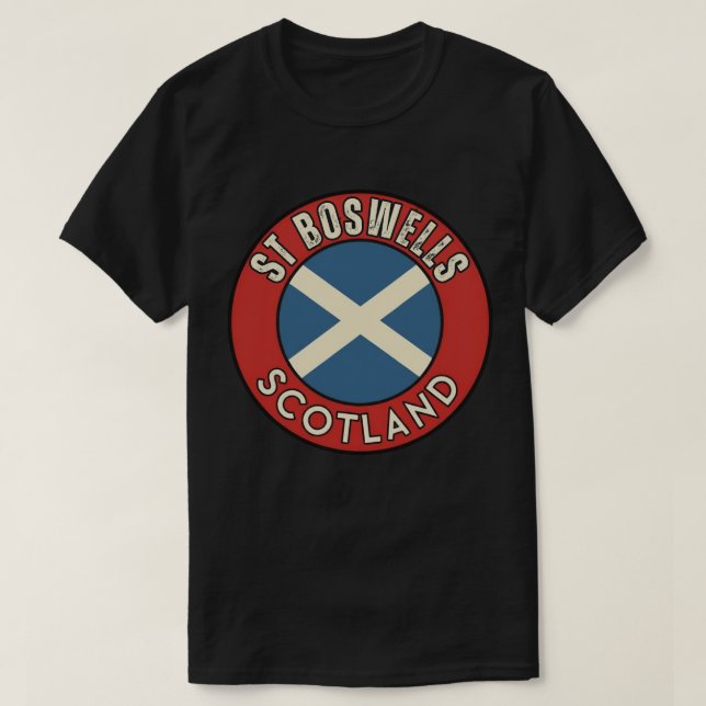 St Boswells, Skottland T Shirt (Design framsida)