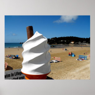St Brelades strand Poster