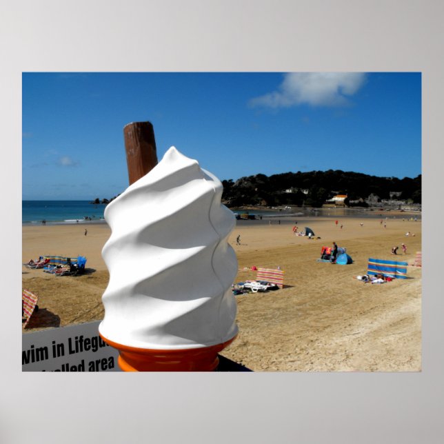 St Brelades strand Poster (Framsidan)