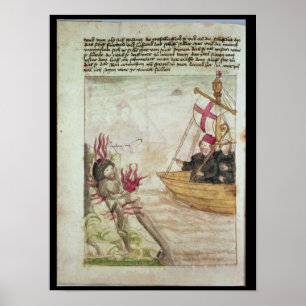 St. Brendan i hans frakt Poster