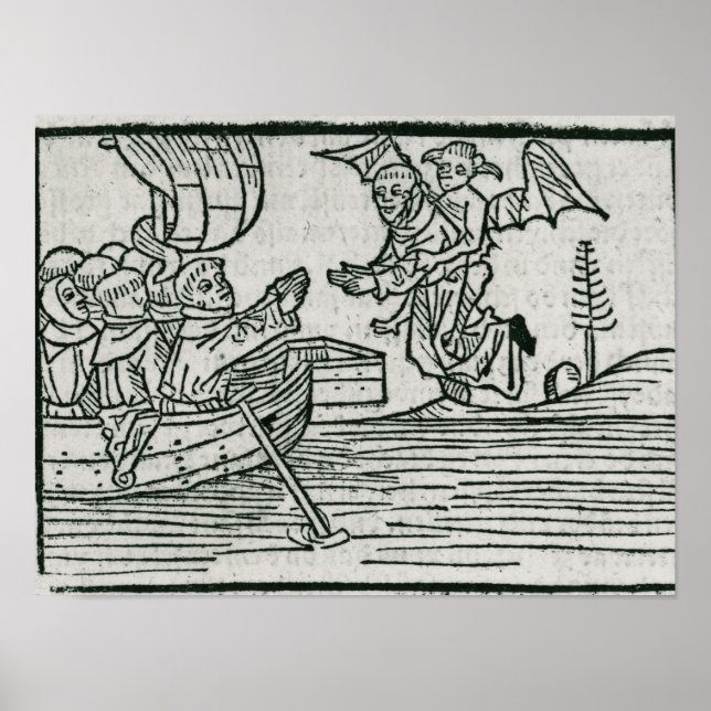 St. Brendan och demonen Poster (Framsidan)