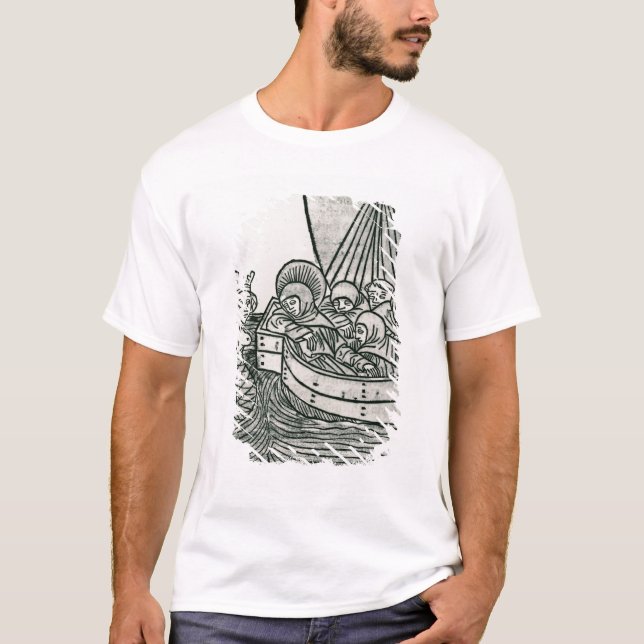 St. Brendan och siren Tee Shirt (Framsida)
