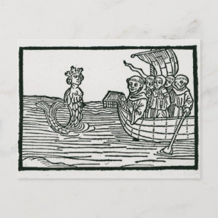 St. Brendan och Siren Vykort