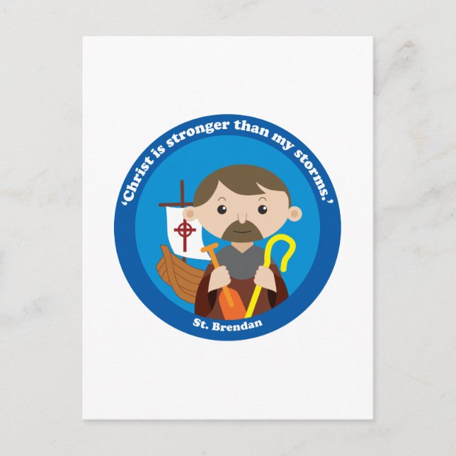 St. Brendan Vykort (Framsida)