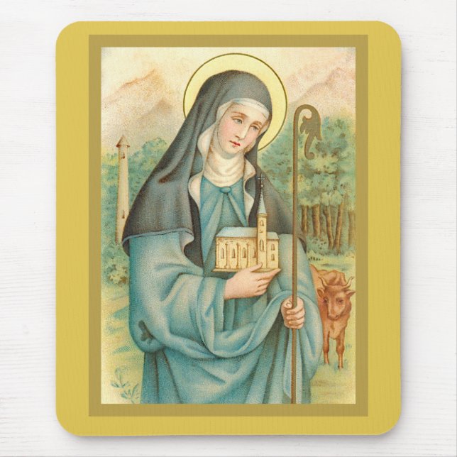 St. Brigid av Irland (M 014) Musmatta (Framsidan)