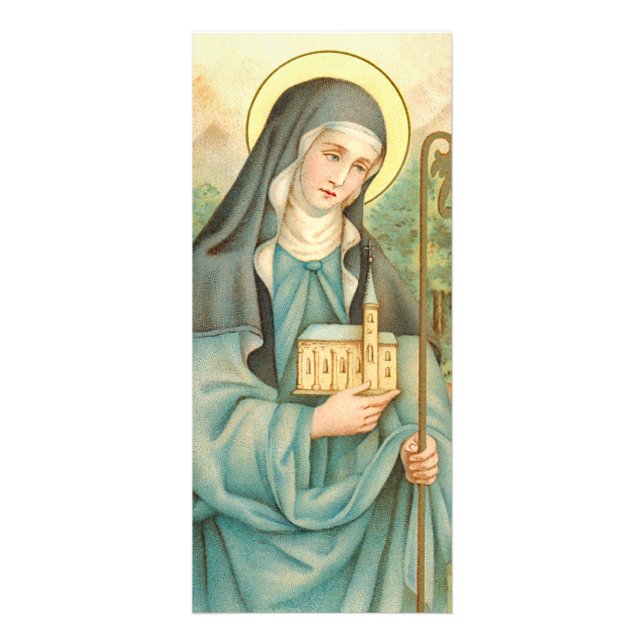 St. Brigid av Irland (M 014) Reklamkort (Framsidan)