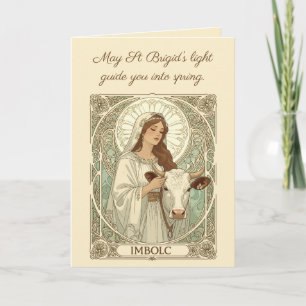 St Brigid Beskyddande helgon i Irland Imbolc Kort
