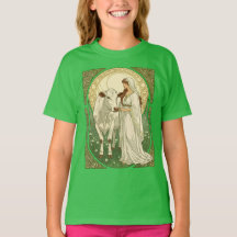 St Brigid och vita ko