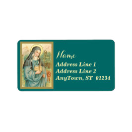 St. Brigid of Ireland (M 014) Adressetikett