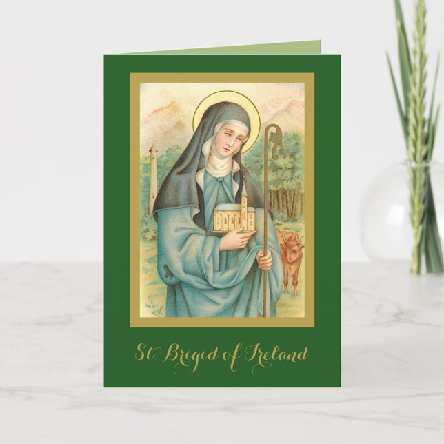 St. Brigid of Ireland (M 014) Kort (Framsida)
