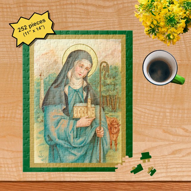 St. Brigid of Ireland (M 014) Pussel (Skapare uppladdad)
