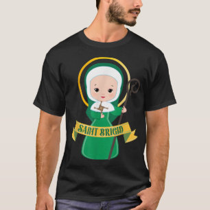 St Brigid of Kildare Kor Ireland Irish Cute Cath T Shirt