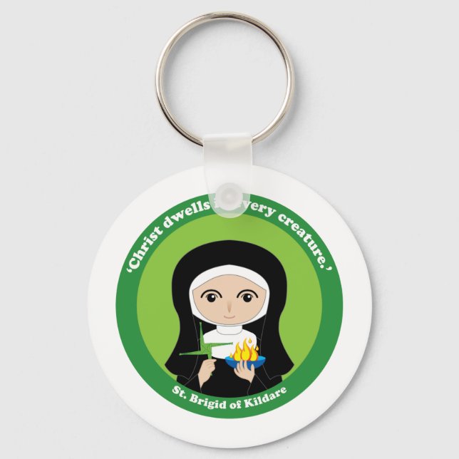 St. Brigid of Kildare Nyckelring (Framsida)