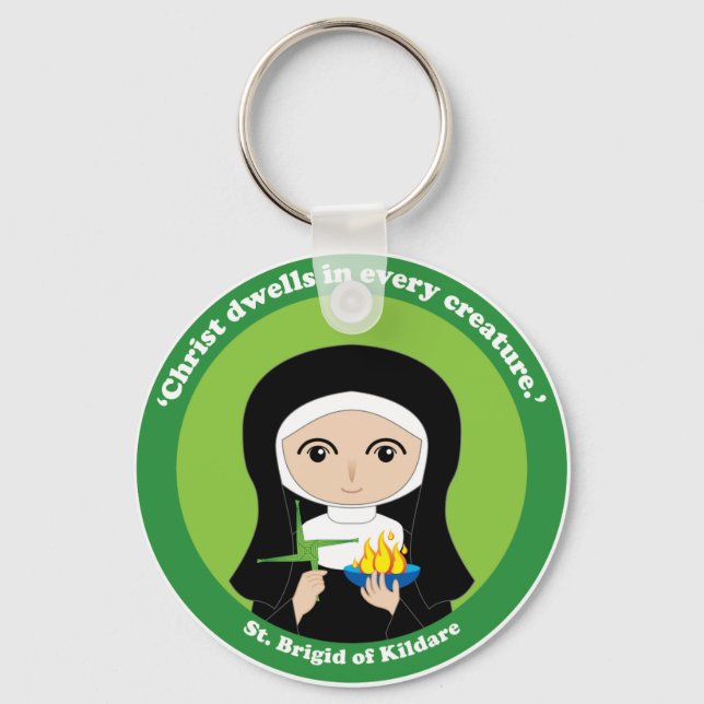 St. Brigid of Kildare Nyckelring (Framsida)