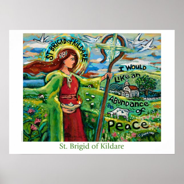 St. Brigid of Kildare Poster (Framsidan)