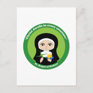 St. Brigid of Kildare Vykort