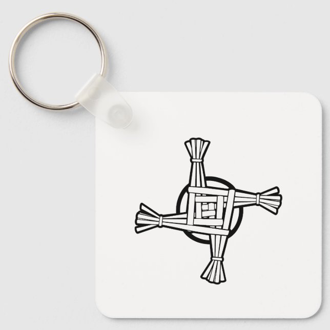 St. Brigid's Cross Keychain Nyckelring (Framsida)