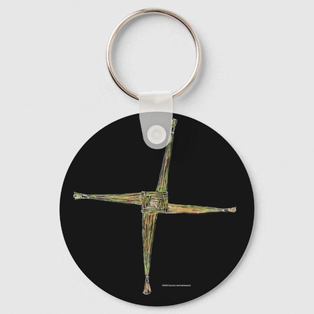 St. Brigid's Day, St Broar Kor, Keychain Nyckelring (Framsida)