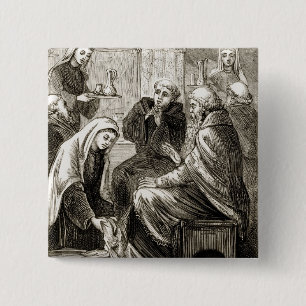 St. Brigit som underhåller en biskop, från Knapp