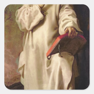 St. Bruno Fyrkantigt Klistermärke