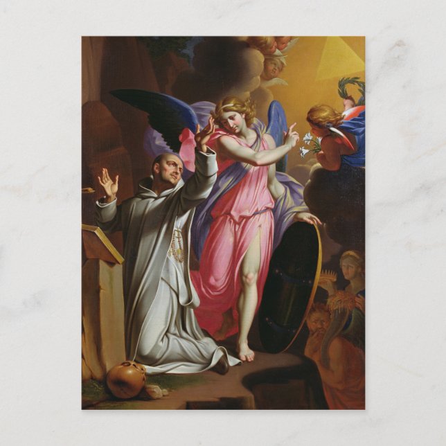St. Bruno i Prayer, 1671 Vykort (Framsida)