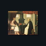 St. Bruno och påve Urban II 1630-35 Canvastryck<br><div class="desc">St. Bruno | Francisco de Zurbaran | Art Location: Museo de Bellas Artes,  Sevilla,  Spanien | Spanska konstnärer | Bilduppsamlingsnummer: XIR215050</div>