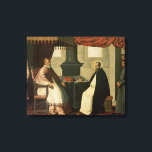 St. Bruno och påve Urban II 1630-35 Canvastryck<br><div class="desc">St. Bruno | Francisco de Zurbaran | Art Location: Museo de Bellas Artes,  Sevilla,  Spanien | Spanska konstnärer | Bilduppsamlingsnummer: XIR215050</div>