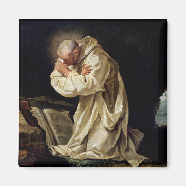 St. Bruno Praying in the Desert, 1763 Magnet (Framsidan)