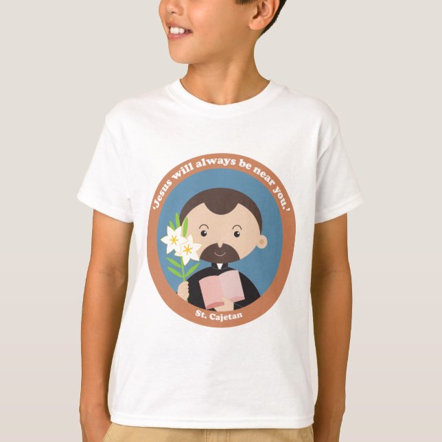 St Cajetan T Shirt (Framsida)