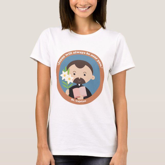 St Cajetan T Shirt (Framsida)