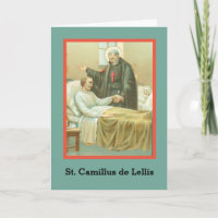 St. Camillus Comforting an Ogiltigt (M 021) tomt