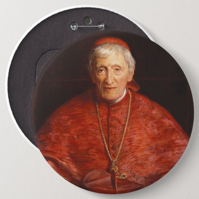 St. Cardinal John Henry Newman Catholik Knapp (Framsida & baksida)