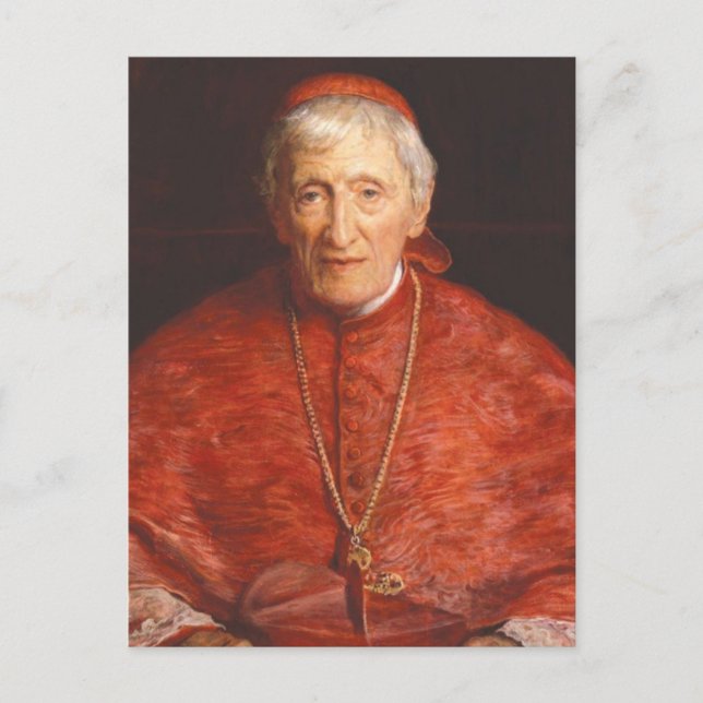 St. Cardinal John Henry Newman Catholik Vykort (Framsida)