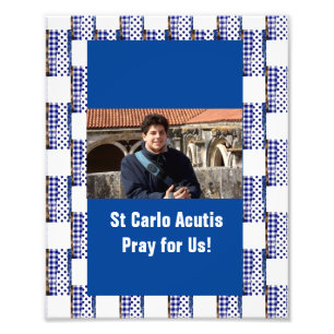 St Carlo Acutis Fototryck