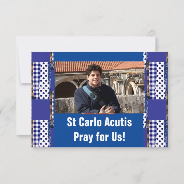 St Carlo Acutis Kort (Framsida)