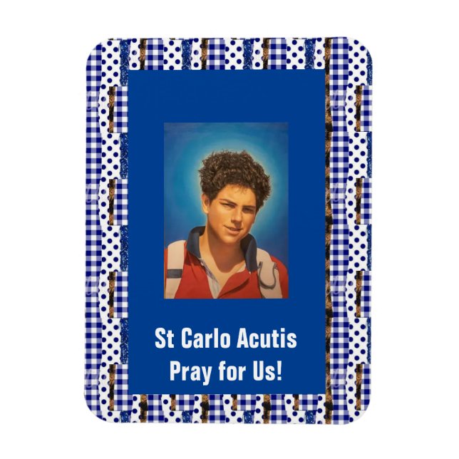 St Carlo Acutis Magnet (Vertikal)