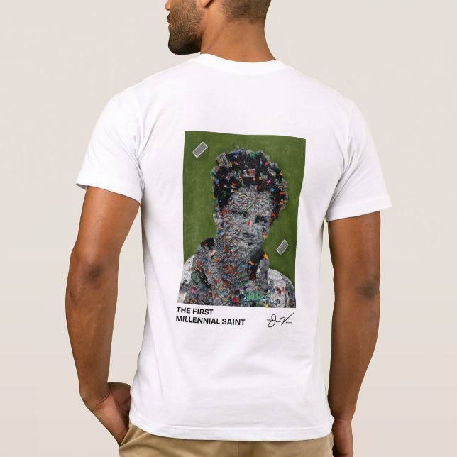 St. Carlo Acutis T-Shirt (Baksida)