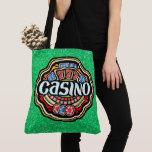 St. CASINO Totalbelopp - Se baksida Tygkasse<br><div class="desc">Vilken toppen-taska att bära med sig alla dina vinster ... : ) På baksidan kan du ändra namnet eller ta bort det. Använd "skala" eller - för att ändra textstorlek. Byt teckensnitt om du vill. Jag hoppas du älskar den här, och jag kommer att ha fler versioner. Se mina TASK-KOLLEKTIONER,...</div>
