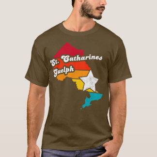 St Catharines Ontario Canada Vintage Distress So T Shirt