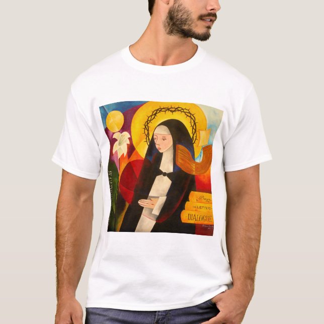 St. Catherine av Siena 2007 T-shirt (Framsida)