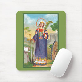 St. Catherine från Alexandria i Egyptiska Dress Musmatta