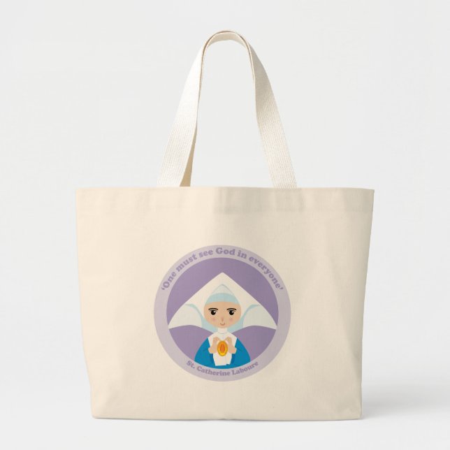 St. Catherine Laboure Jumbo Tygkasse (Framsidan)