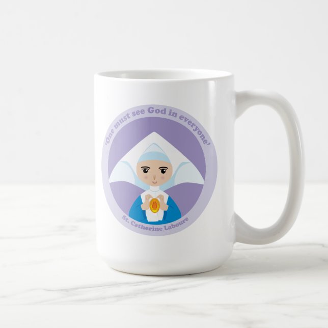St. Catherine Laboure Kaffemugg (Höger)