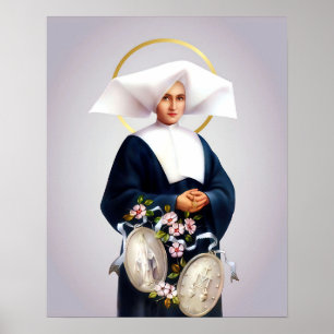 St. Catherine Laboure och Vår Dam Grace Poster