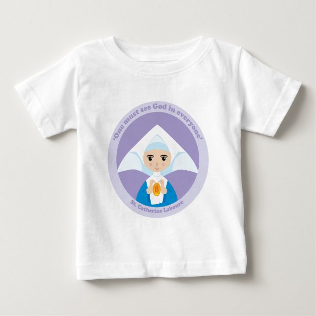 St. Catherine Laboure T-shirt (Framsida)